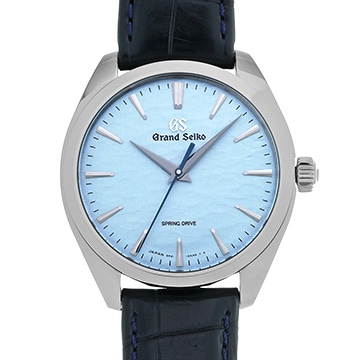 グランドセイコー エレガンスコレクション スプリングドライブ 御神渡り SBGY007 ブルー メンズ 時計 【中古】【wristwatch】