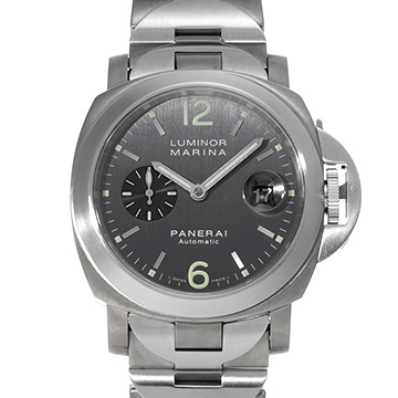 パネライ ルミノールマリーナ オートマティック PAM00091 ブラック メンズ 時計 【中古】【wristwatch】