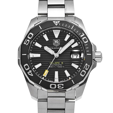 タグ ホイヤー アクアレーサー キャリバー5 WAY211A.BA0928 ブラック メンズ 時計 【中古】【wristwatch】