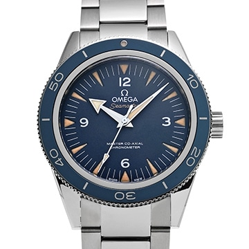 オメガ シーマスター 300 マスターコーアクシャル 233.90.41.21.03.001 ブルー メンズ 時計 【中古】【wristwatch】