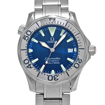 オメガ シーマスター プロフェッショナル 300 2263.80 ブルー メンズ 時計 【中古】【wristwatch】