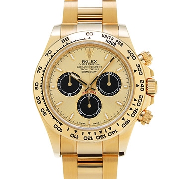 ロレックス コスモグラフ デイトナ 126508 ゴールド/ブライトブラック メンズ 時計 【中古】【wristwatch】