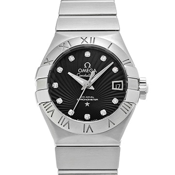 オメガ コンステレーション ブラッシュ コーアクシャル 123.10.27.20.51.001 ブラック/ダイヤモンド メンズ 時計 【新品】【wristwatch】
