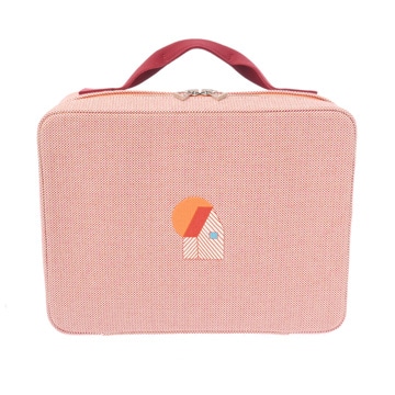 エルメス バニティバッグ フランボワーズ/オレンジ トワルアッシュ レディース バッグ 【未使用】【bag】