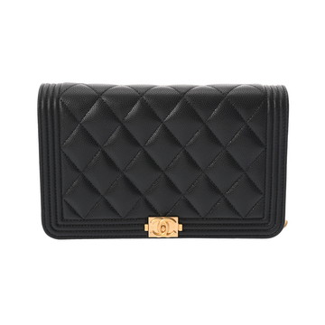 BOSS1 　　CHANEL シャネル ボーイ 200ml 未使用 シャネルボーイシャネル チェーンショルダー 黒 アンティーク調