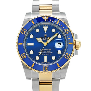 ロレックス サブマリーナ デイト 116613LB ブルー メンズ 時計 【中古】【wristwatch】