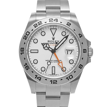 ロレックス エクスプローラーII 216570 ホワイト メンズ 時計 【中古】【wristwatch】