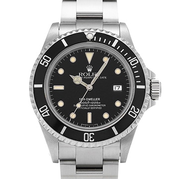 ロレックス シードゥエラー 16600 ブラック メンズ 時計 【中古】【wristwatch】