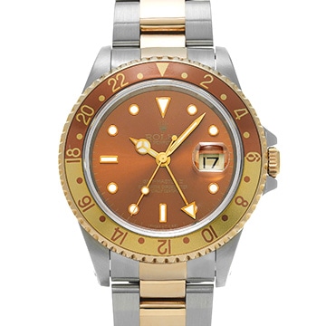 ロレックス GMTマスターII 16713 ブラウン メンズ 時計 【中古】【wristwatch】