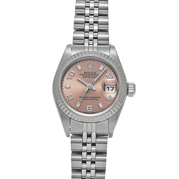ロレックス デイトジャスト 79174 ピンク レディース 時計 【中古】【wristwatch】