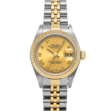 ロレックス デイトジャスト 79173 シャンパン レディース 時計 【中古】【wristwatch】