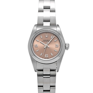 ロレックス オイスターパーペチュアル 76080 ピンク レディース 時計 【中古】【wristwatch】