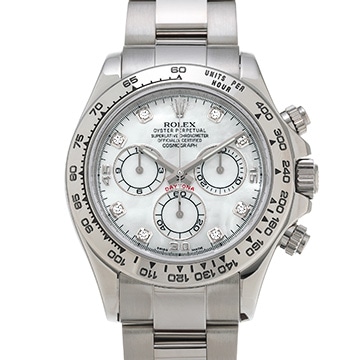ロレックス コスモグラフ デイトナ 116509NG ホワイトシェル/ダイヤモンド メンズ 時計 【中古】【wristwatch】