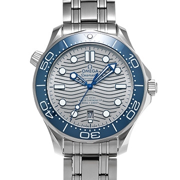 オメガ シーマスター ダイバー300 コーアクシャル マスタークロノメーター 210.30.42.20.06.001 グレー メンズ 時計 【中古】【wristwatch】