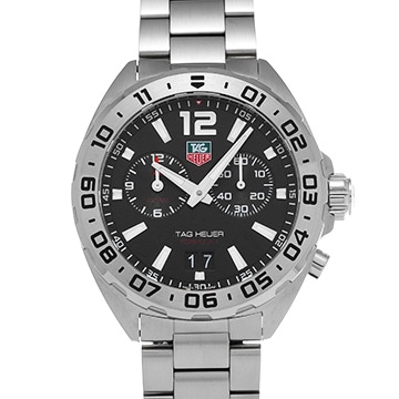 タグ ホイヤー フォーミュラ1 クォーツ WAZ111A.BA0875 ブラック メンズ 時計 【中古】【wristwatch】