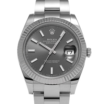 ロレックス デイトジャスト 41 126334 スレートグレー メンズ 時計 【新品】【wristwatch】