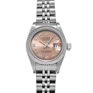 ロレックス デイトジャスト 79174 ピンク レディース 時計 【中古】【wristwatch】