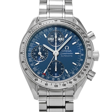 オメガ スピードマスター トリプルカレンダー 3523.80 ブルー メンズ 時計 【中古】【wristwatch】