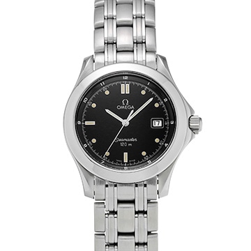 オメガ シーマスター 120 クォーツ 2511.50 ブラック メンズ 時計 【中古】【wristwatch】