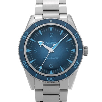 オメガ シーマスター 300 コーアクシャル マスタークロノメーター 234.30.41.21.03.002 ブルー メンズ 時計 【中古】【wristwatch】