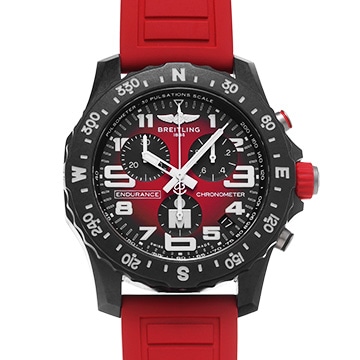 ブライトリング エンデュランス プロ アイアンマン X823109A1K1S1 レッド/ブラック メンズ 時計 【中古】【wristwatch】
