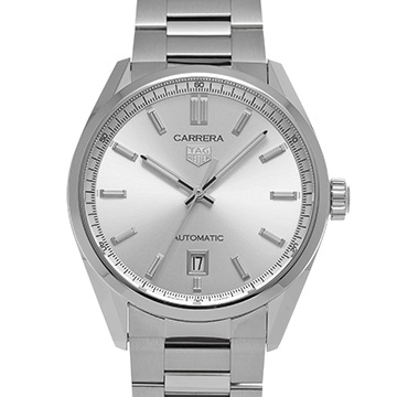 タグ ホイヤー カレラ キャリバー5 WBN2111.BA0639 シルバー メンズ 時計 【中古】【wristwatch】