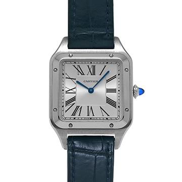 カルティエ サントス デュモン LM WSSA0022 シルバー メンズ 時計 【中古】【wristwatch】