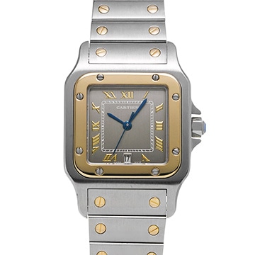 カルティエ サントスガルベ LM W20030C4 グレー メンズ 時計 【中古】【wristwatch】