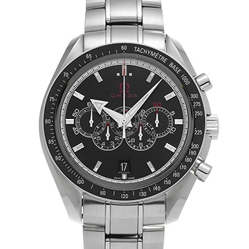 オメガ スピードマスター ブロードアロー コーアクシャル オリンピックコレクション 321.30.44.52.01.001 ブラック メンズ 時計 【中古】【wristwatch】