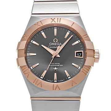 オメガ コンステレーション コーアクシャル 123.20.38.21.06.002 グレー メンズ 時計 【中古】【wristwatch】