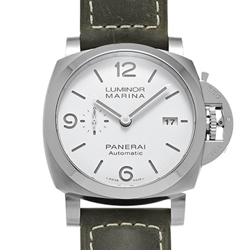 パネライ ルミノールマリーナ 44mm PAM01314 ホワイト メンズ 時計 【中古】【wristwatch】