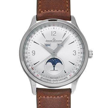 ジャガー ルクルト マスター コントロール カレンダー Q4148420 シルバーグレー メンズ 時計 【中古】【wristwatch】