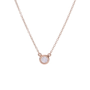 ティファニー バイザヤードネックレス ゴールド K18ピンクゴールド PG レディース ジュエリー 【中古】【jewelry】