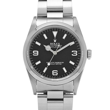 ロレックス エクスプローラー 14270 ブラック メンズ 時計 【中古】【wristwatch】
