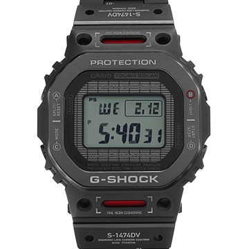 カシオ G-SHOCK フルメタル 5000シリーズ GMW-B5000TVA-1JR ブラック メンズ 時計 【中古】【wristwatch】