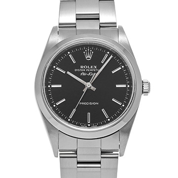 ロレックス エアキング 14000 ブラック メンズ 時計 【中古】【wristwatch】
