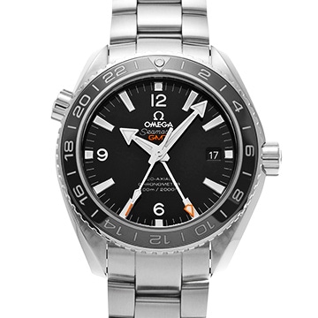 オメガ シーマスター プラネットオーシャン 600 コーアクシャル GMT 232.30.44.22.01.001 ブラック メンズ 時計 【中古】【wristwatch】