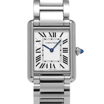 カルティエ タンク マスト LM WSTA0052 シルバー メンズ 時計 【中古】【wristwatch】