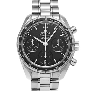 オメガ スピードマスター 38 コーアクシャル 324.30.38.50.01.001 ブラック メンズ 時計 【中古】【wristwatch】