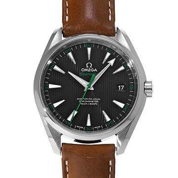 オメガ シーマスター アクアテラ ゴルフ マスターコーアクシャル 231.12.42.21.01.003 ブラック メンズ 時計 【中古】【wristwatch】