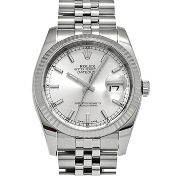 ロレックス デイトジャスト 116234 シルバー メンズ 時計 【中古】【wristwatch】