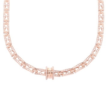 ブルガリ B.ZERO1 ロック チェーン ネックレス ゴールド 360212 K18ピンクゴールド PG レディース ジュエリー 【中古】【jewelry】