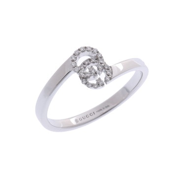 グッチ GGランニング リング シルバー K18ホワイトゴールド WG レディース ジュエリー 【中古】【jewelry】