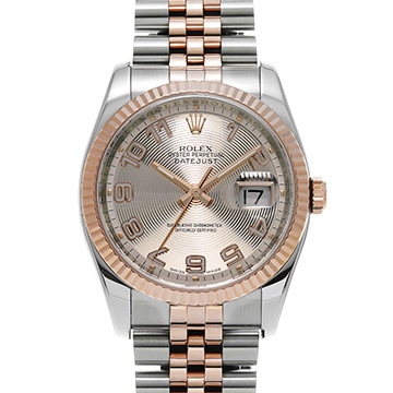 ロレックス デイトジャスト 116231 ピンク メンズ 時計 【中古】【wristwatch】