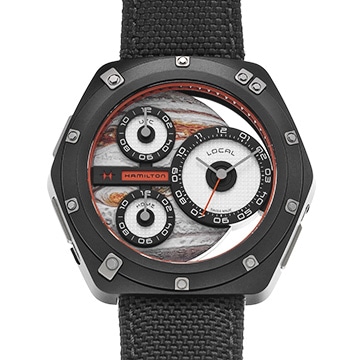 ハミルトン アメリカンクラシック ODC X-03 オート H51598990 スケルトン メンズ 時計 【中古】【wristwatch】