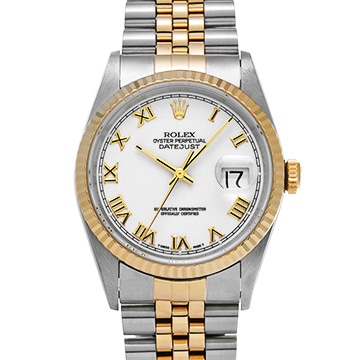ロレックス デイトジャスト 16233 ホワイト メンズ 時計 【中古】【wristwatch】
