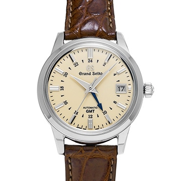 グランドセイコー ヘリテージコレクション GMT SBGM221 アイボリー メンズ 時計 【中古】【wristwatch】