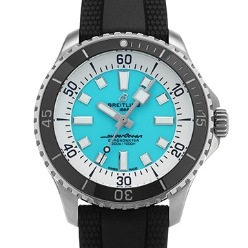 ブライトリング スーパーオーシャン オートマチック 44 A17376211L2S1 ターコイズ メンズ 時計 【中古】【wristwatch】