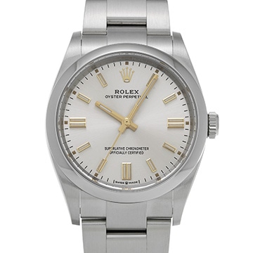 ロレックス オイスターパーペチュアル 36 126000 シルバー メンズ 時計 【中古】【wristwatch】