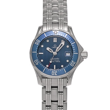 オメガ シーマスター 300 2583.80 ブルー レディース 時計 【中古】【wristwatch】
